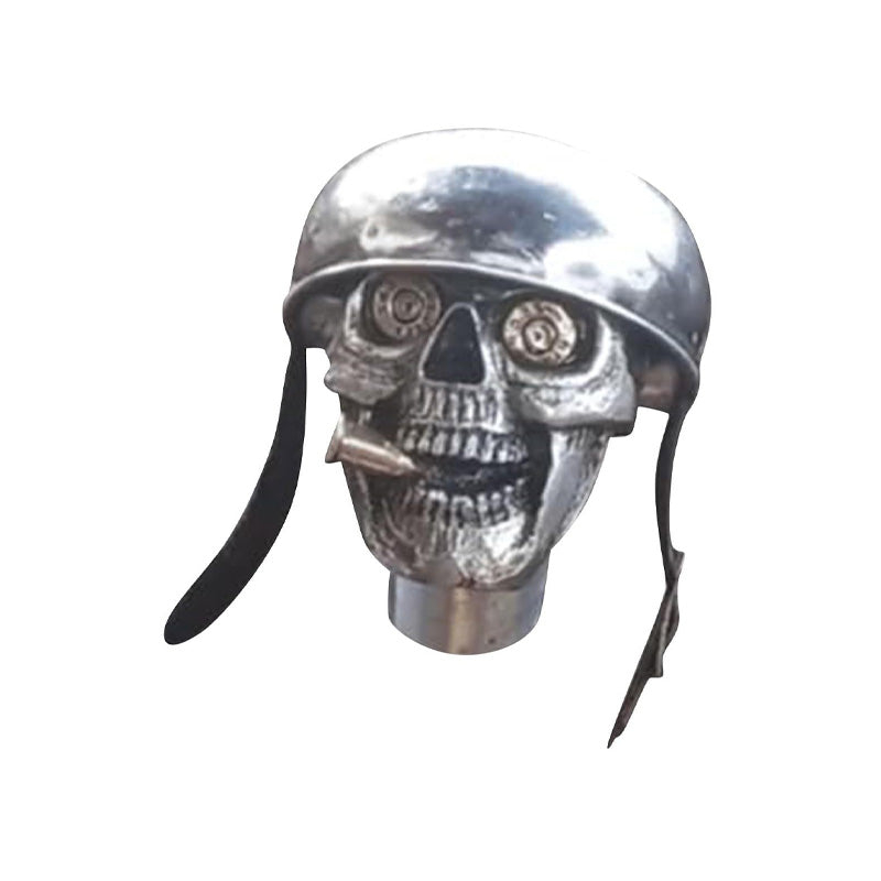 💀Skull Soldier Grip - Handcrafted Gear Knob