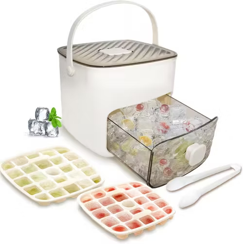 🧊Portable Ice Maker with Lid and Storage Box (48 cubes)