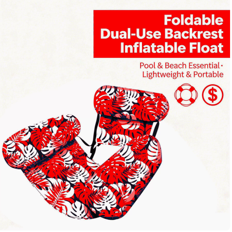 InflatableChair: Easy Setup Durable Inflatable Floating Chair