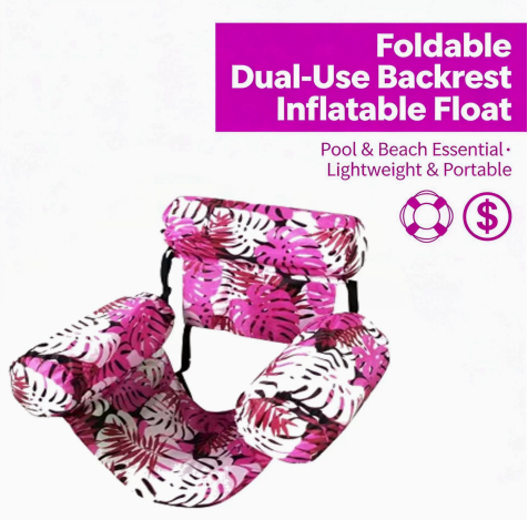 InflatableChair: Easy Setup Durable Inflatable Floating Chair