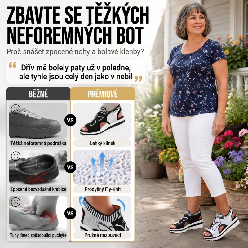Dámske ležérne plážové sandále s otvorenou špičkou a platformou