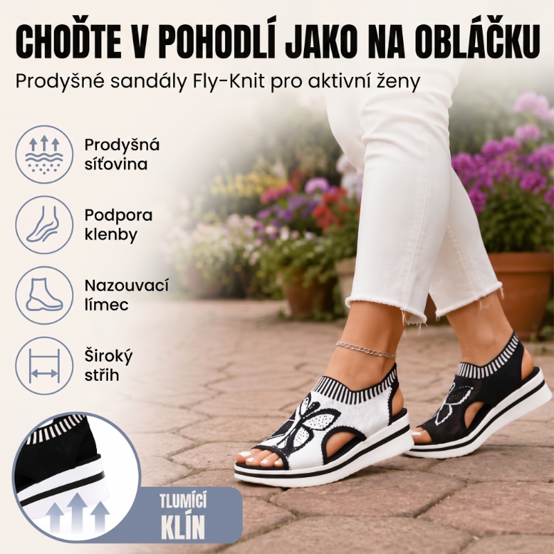 Dámske ležérne plážové sandále s otvorenou špičkou a platformou