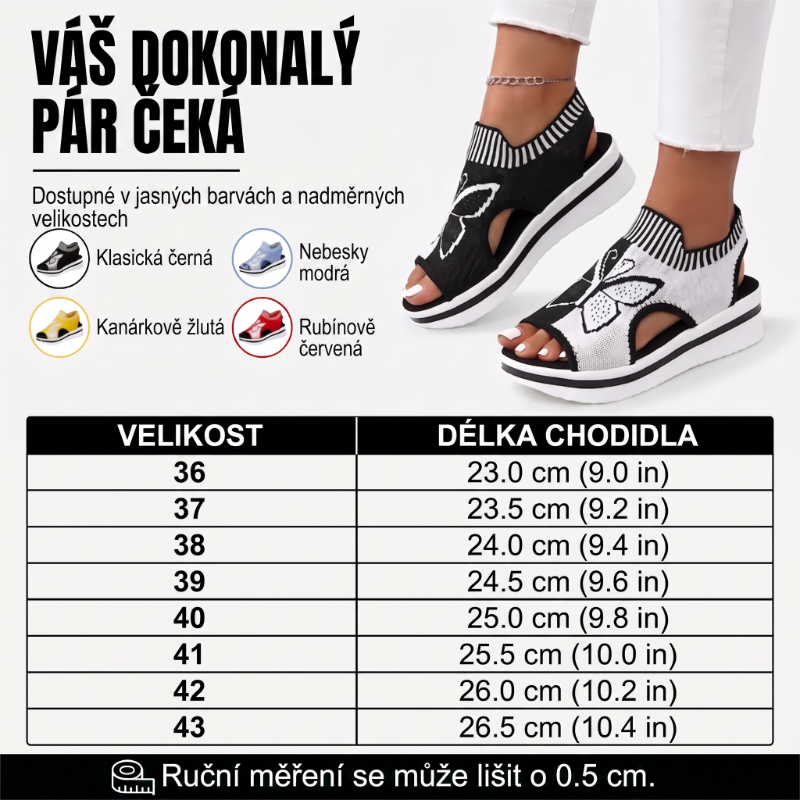Dámske ležérne plážové sandále s otvorenou špičkou a platformou