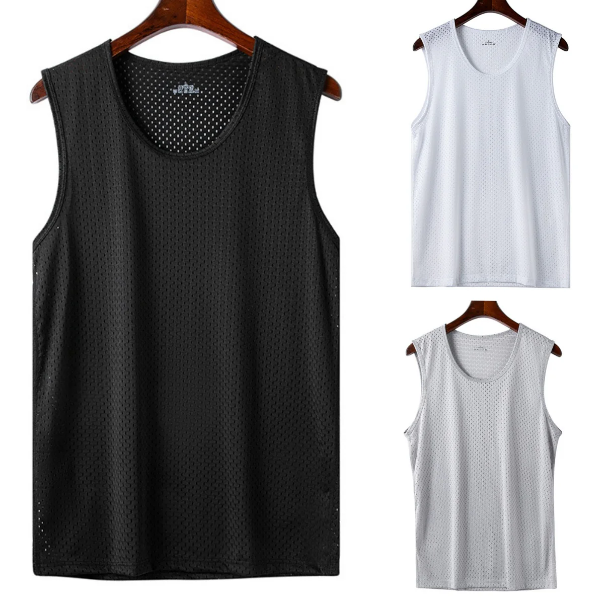 👕【3-dielna sada】Pánske ležérne tričká vyrobené z chladivého hodvábneho materiálu ✅ Ľahké, priedušné a rýchloschnúce