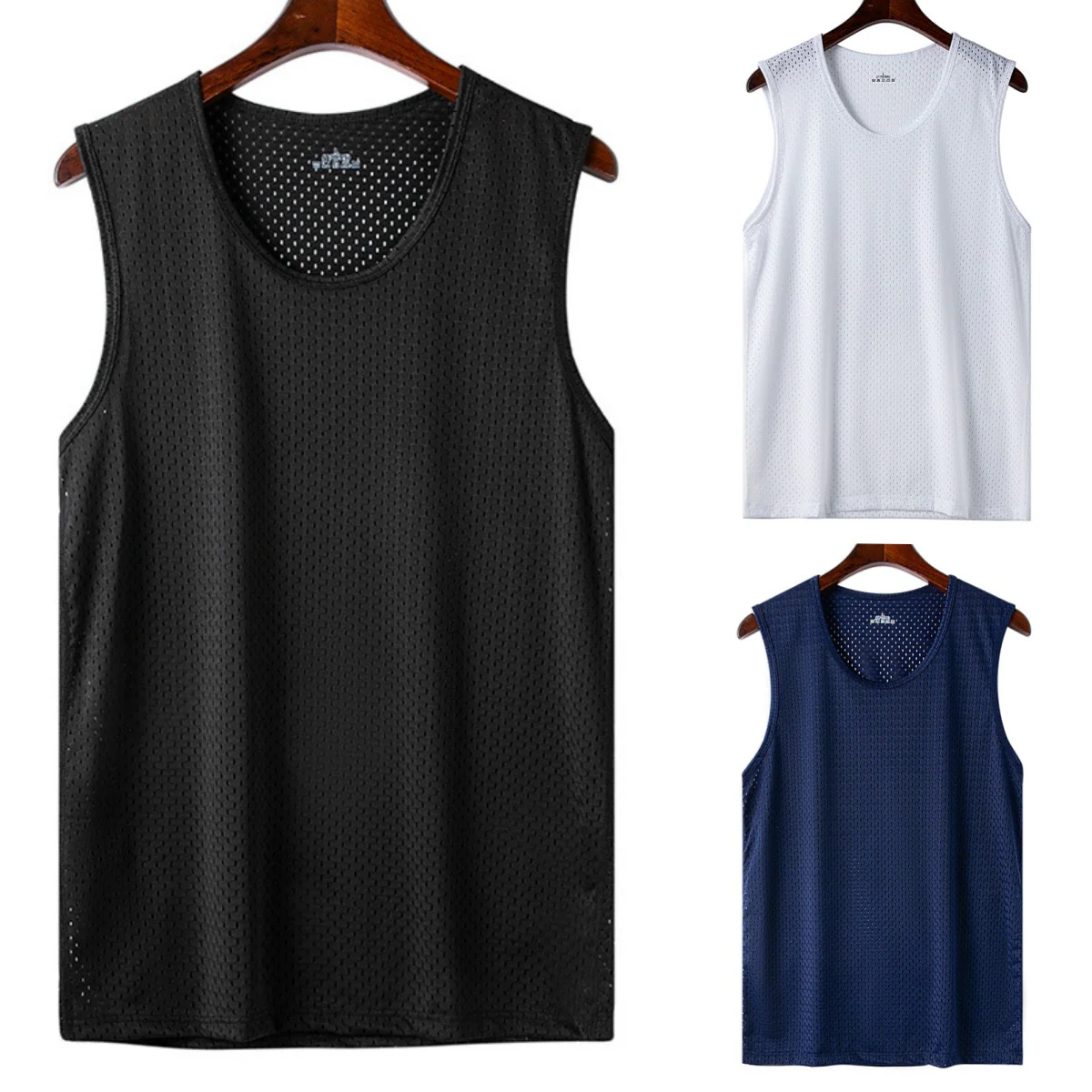 👕【3-dielna sada】Pánske ležérne tričká vyrobené z chladivého hodvábneho materiálu ✅ Ľahké, priedušné a rýchloschnúce