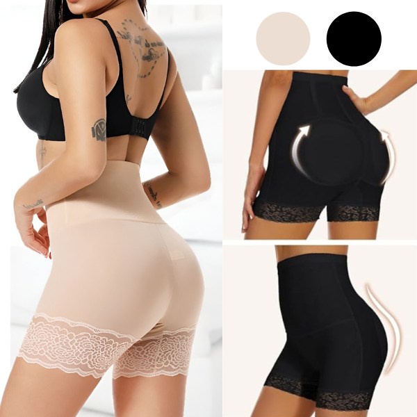🩲Sťahovacie nohavičky s vysokým pásom – Sada 2 ks (Čierne + Béžové) | LACYFIT💖