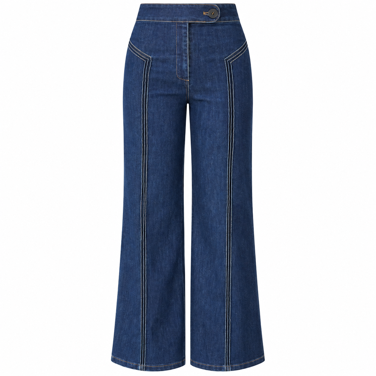 High Waist Denim Jean - Dark