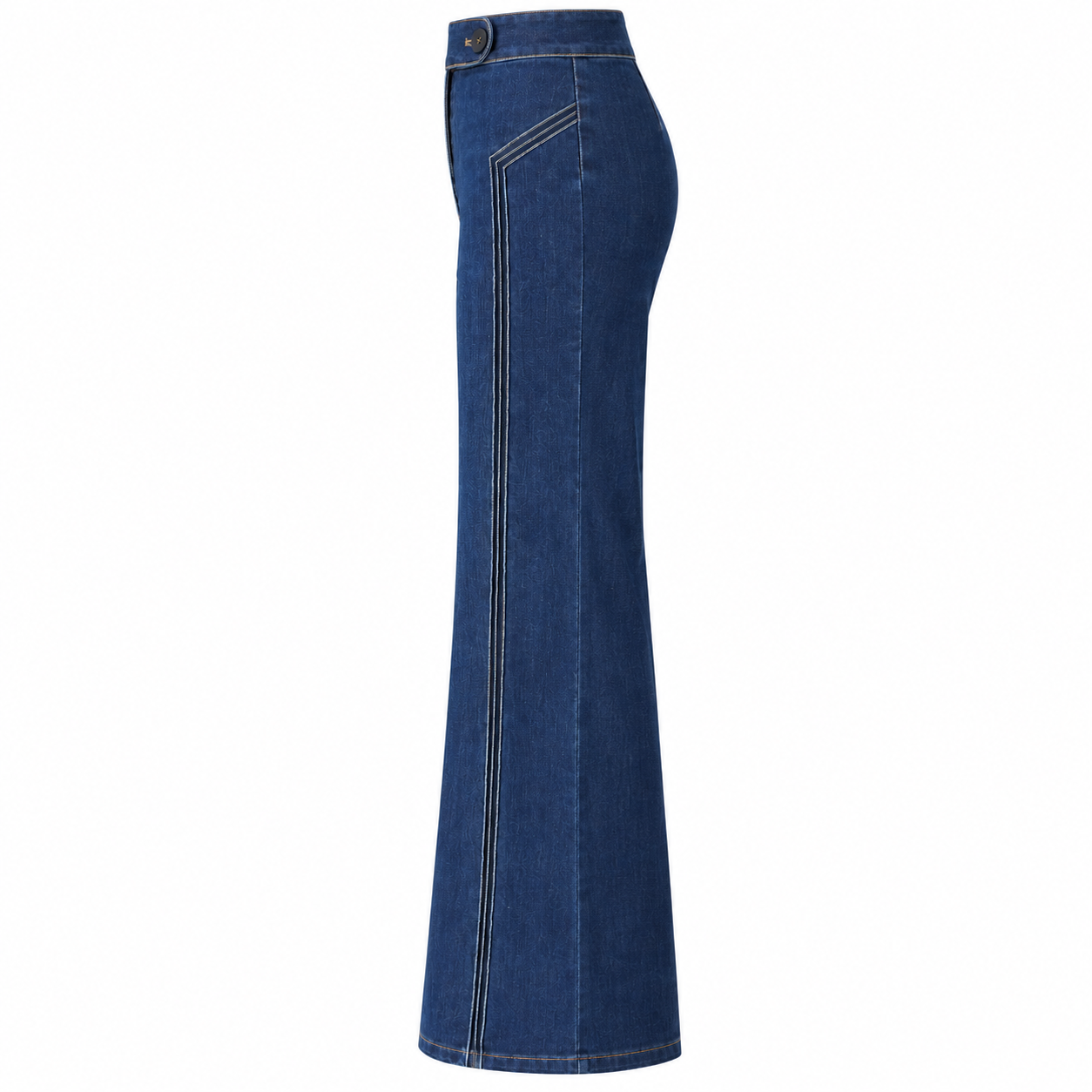 High Waist Denim Jean - Dark