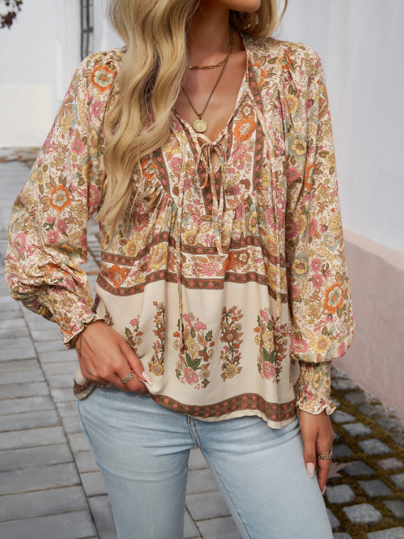 Orthorecover™Elegant Floral Women's Blouse