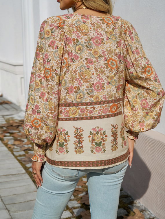 Orthorecover™Elegant Floral Women's Blouse