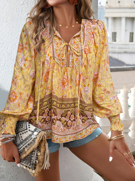 Orthorecover™Elegant Floral Women's Blouse
