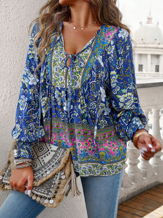 Orthorecover™Elegant Floral Women's Blouse