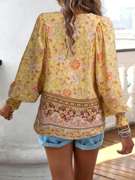 Orthorecover™Elegant Floral Women's Blouse