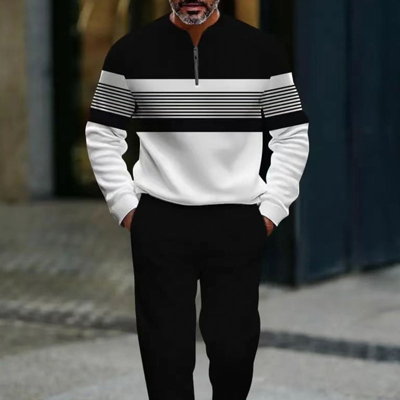 👕 Last 30 stocks 🔥 Men's Graphic Print Pullover & Pants Set – Street Style, Comfort Fit & Casual Look 👖