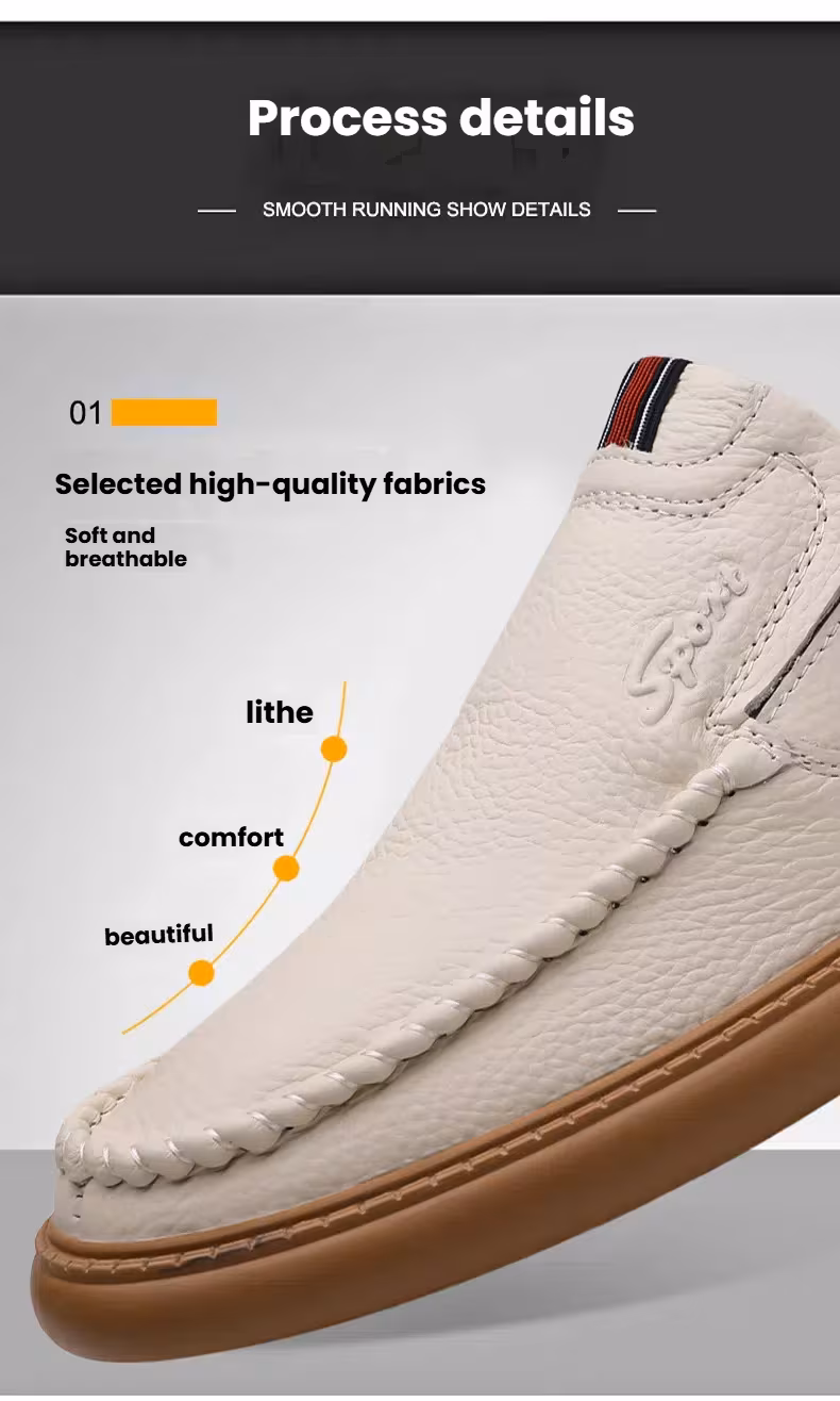 breathable and comfortable mens business casual shoes stylish and versatile   with 2 high quality storage bags Product details 1