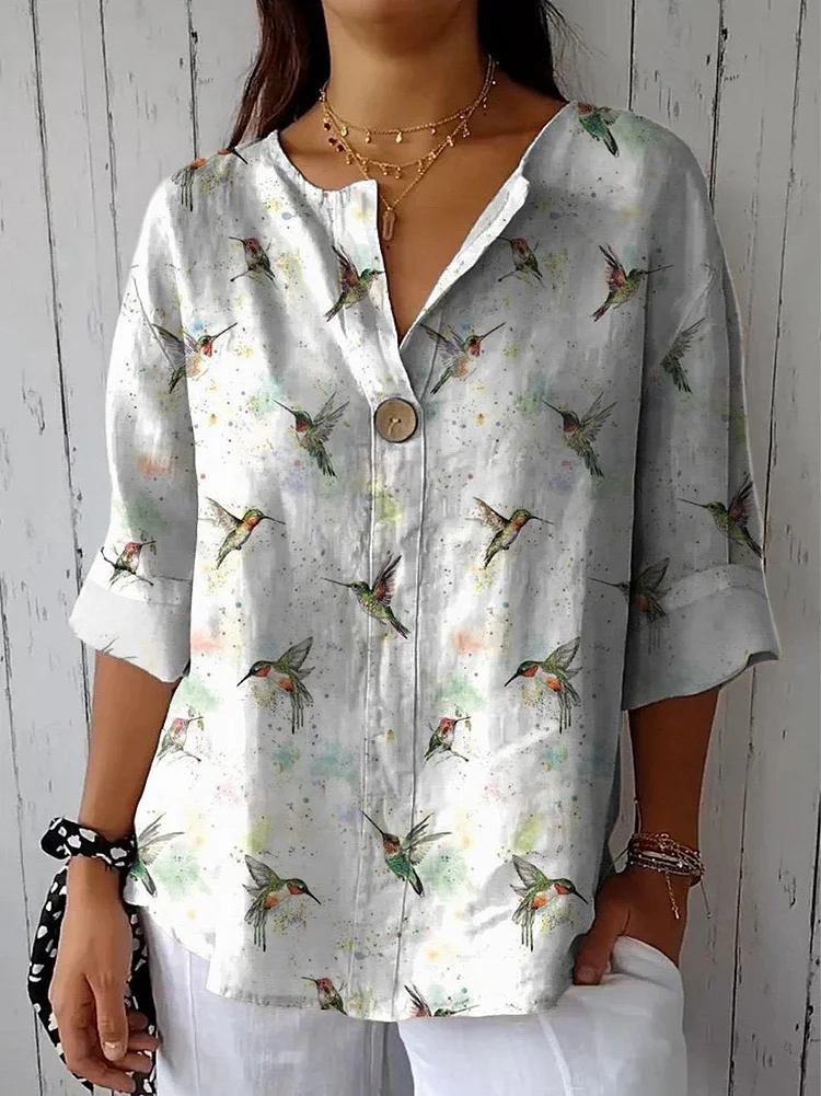 Elegant Floral Blouse.
