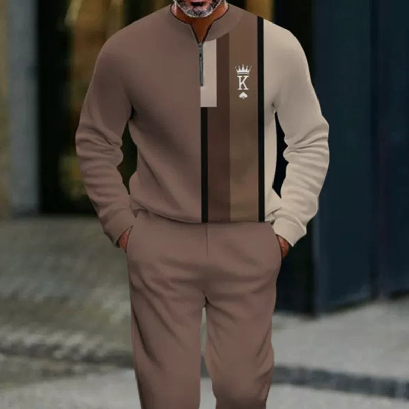 👕 50% OFF NOW! 🔥 Men's Graphic Print Pullover & Pants Set – Street Style, Comfort Fit & Casual Look 👖