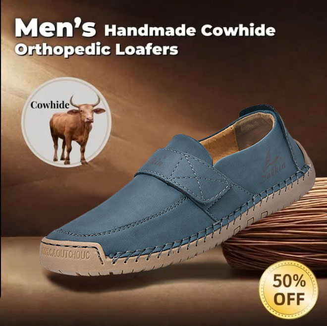 Authentic men's and women's calfskin slip-on loafers