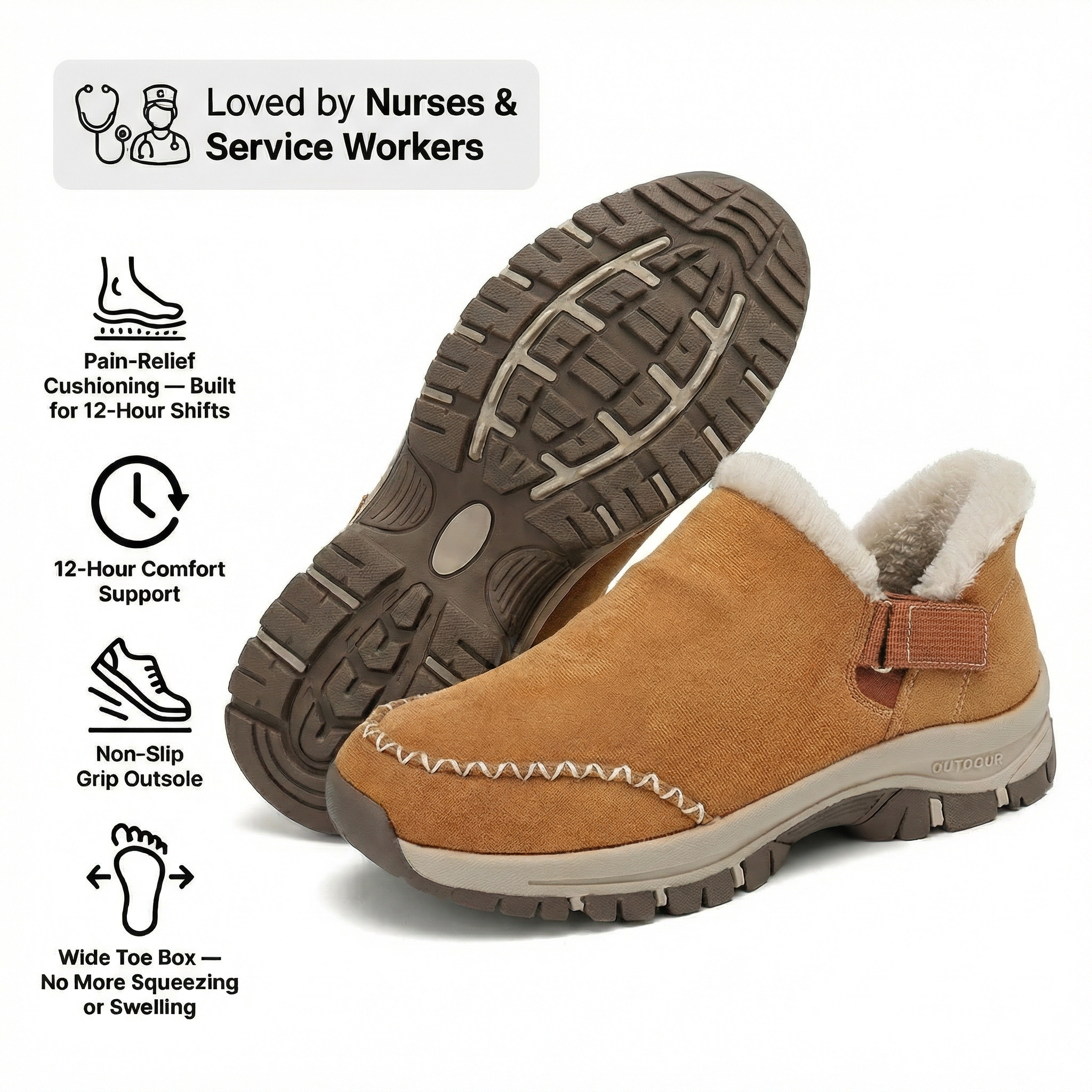 Plantar Fasciitis & Heel Relief for Back Pain, Bunions & Wide Feet