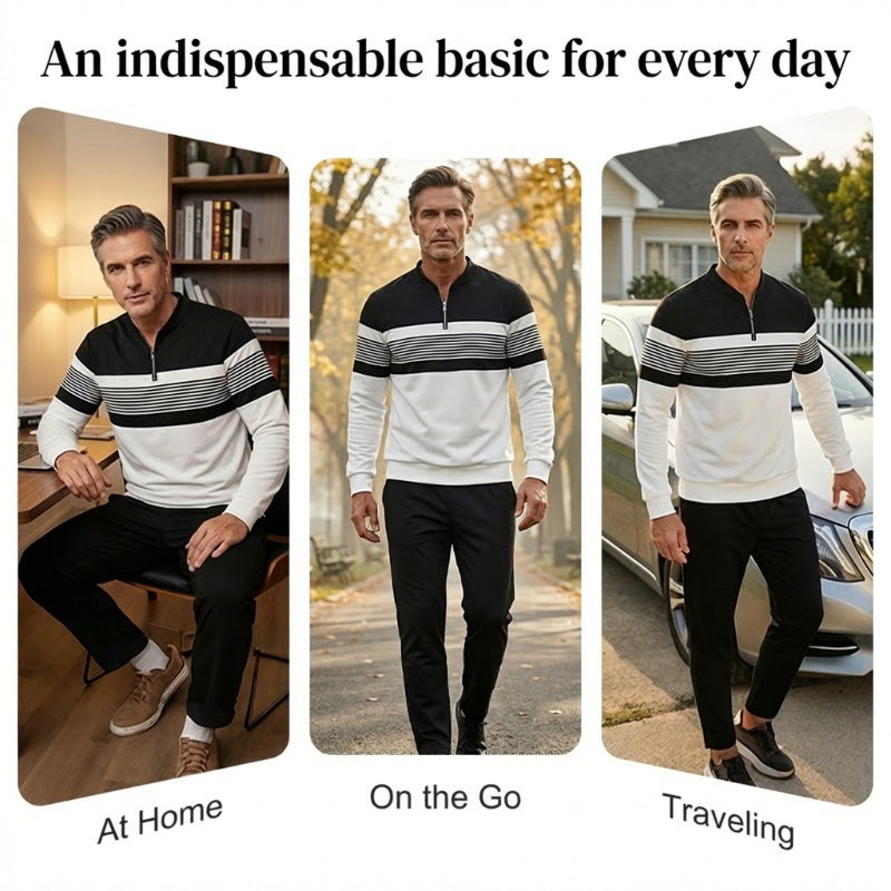 👕 50% OFF NOW! 🔥 Men's Graphic Print Pullover & Pants Set – Street Style, Comfort Fit & Casual Look 👖