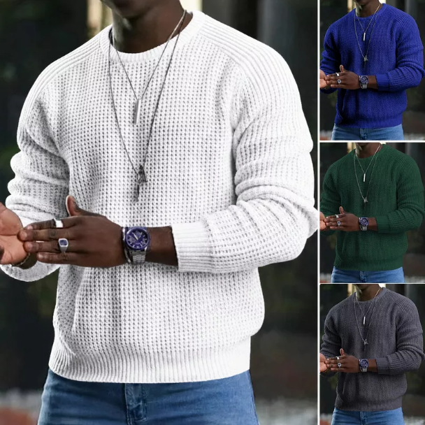 ✨2026 Collection at 50% OFF🎁JMIERR Men's Crewneck Sweater Soft Casual Sweaters 