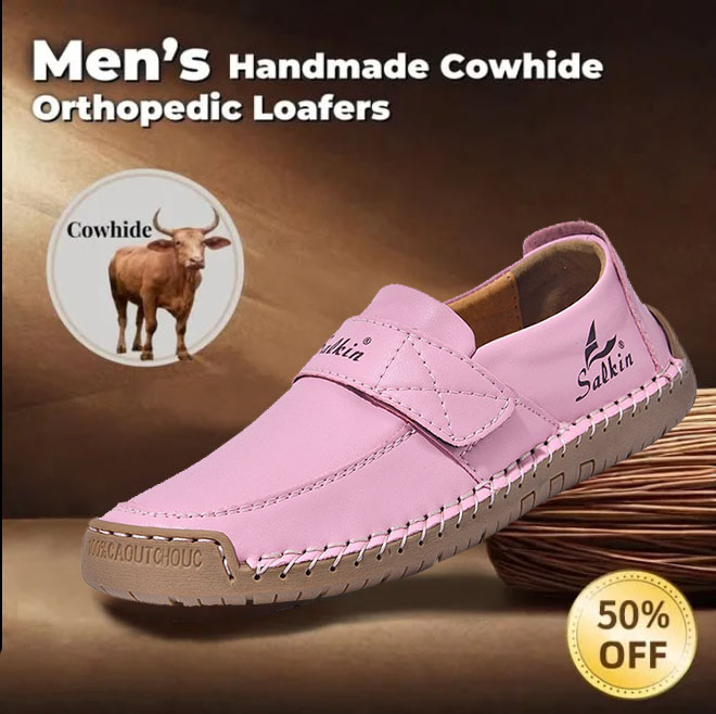 Authentic men's and women's calfskin slip-on loafers