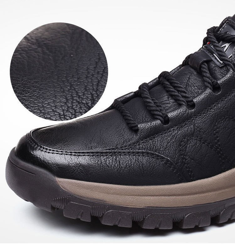 Men's Comfy Arch Support Waterproof Lightweight -   Genuine Leather Shoes
