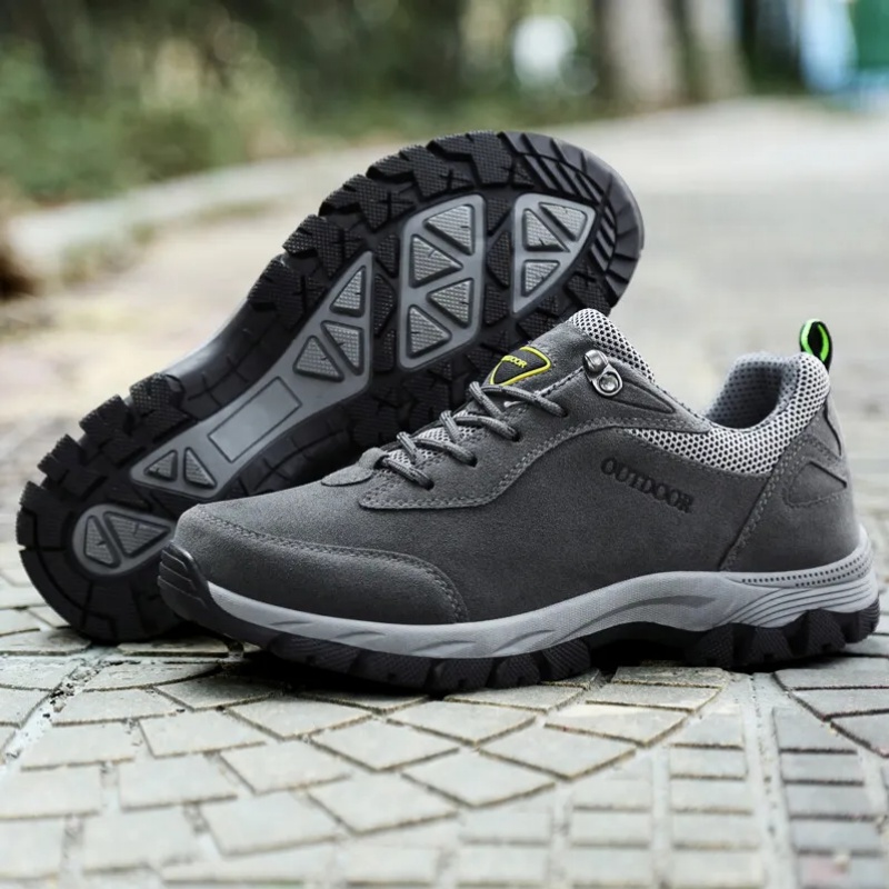 Men's Waterproof Breathable Lightweight Arch Support Hiking Shoes for Plantar Fasciitis (Medical Certification)