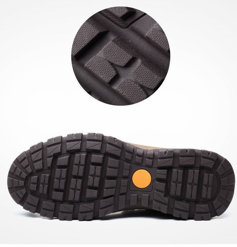 Men's Comfy Arch Support Waterproof Lightweight -   Genuine Leather Shoes