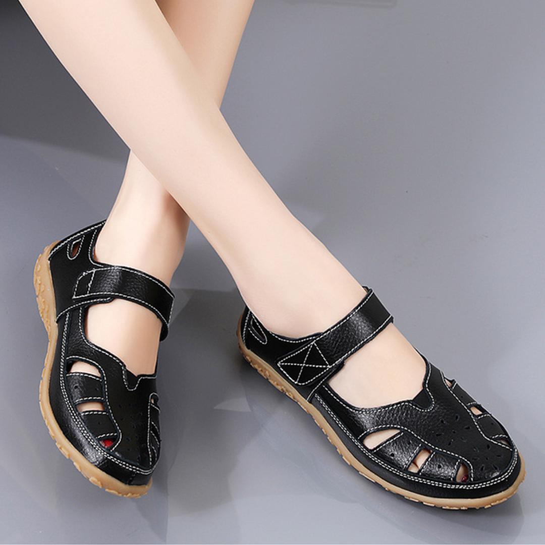 Uniqcomfy Wide Toe Box and Wide Size Leather Shoes