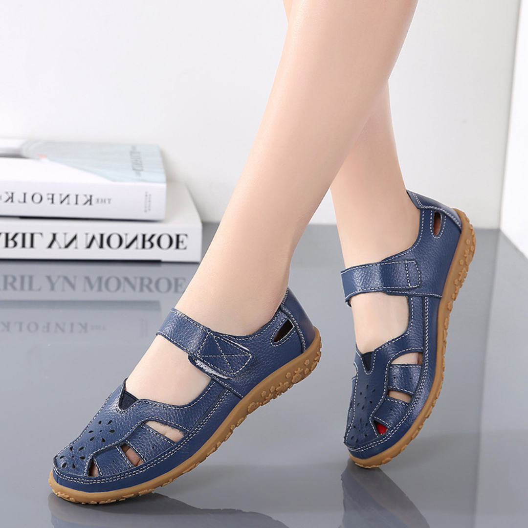 Uniqcomfy Wide Toe Box and Wide Size Leather Shoes
