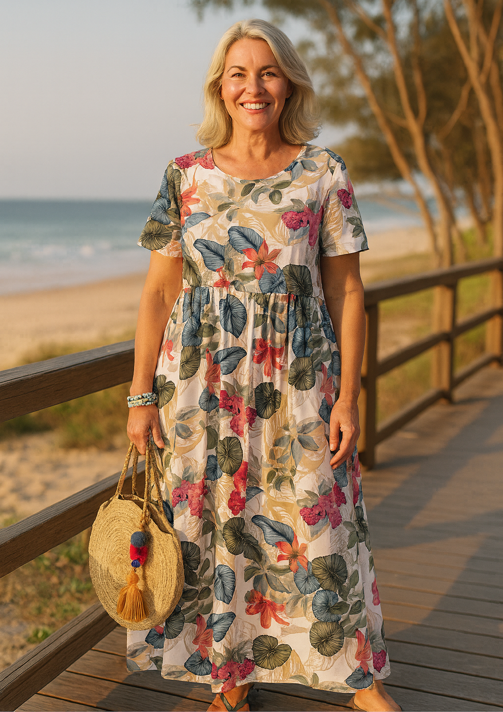 Luna | Floral Maxi Dress