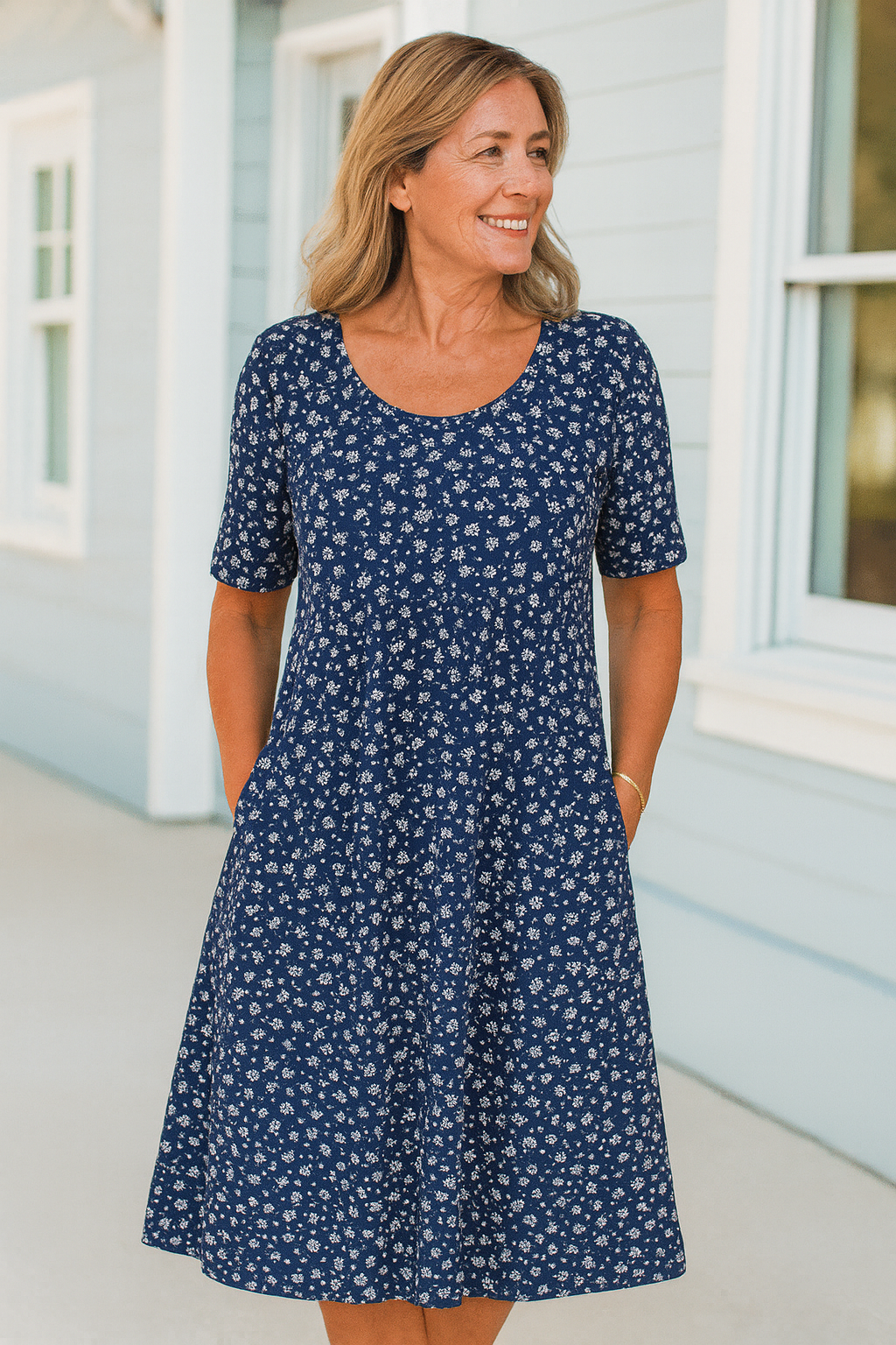 Anouk | Floral Midi Dress