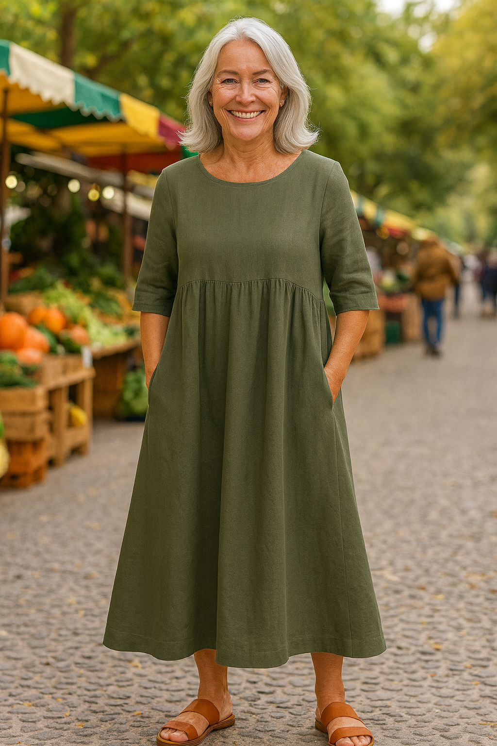 Freya | Cotton Pocket Dress