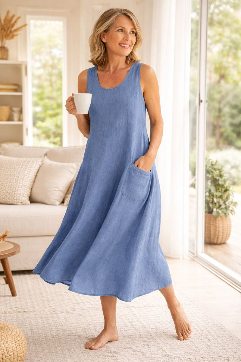 Selene | Cotton Pocket Dress