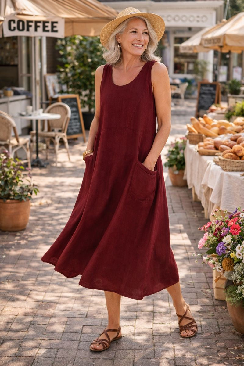 Selene | Cotton Pocket Dress