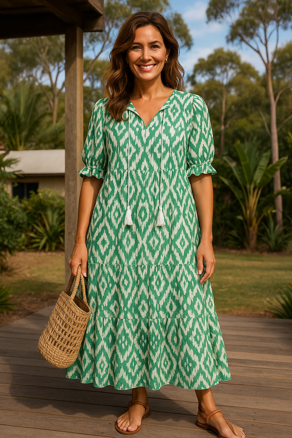 Greta | Boho Coverage Dress