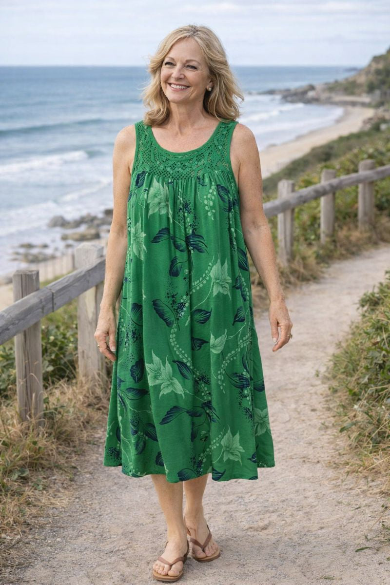 Elena | Lace Swing Dress