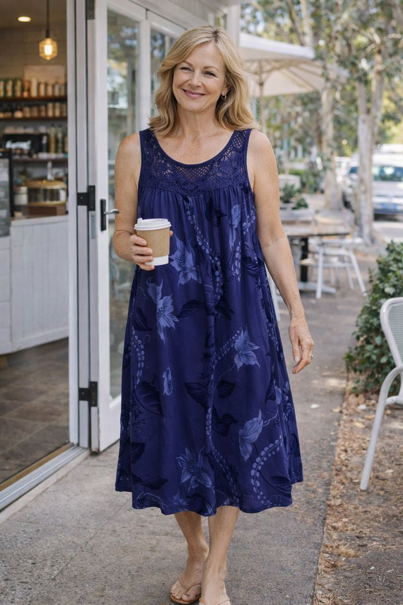 Elena | Lace Swing Dress