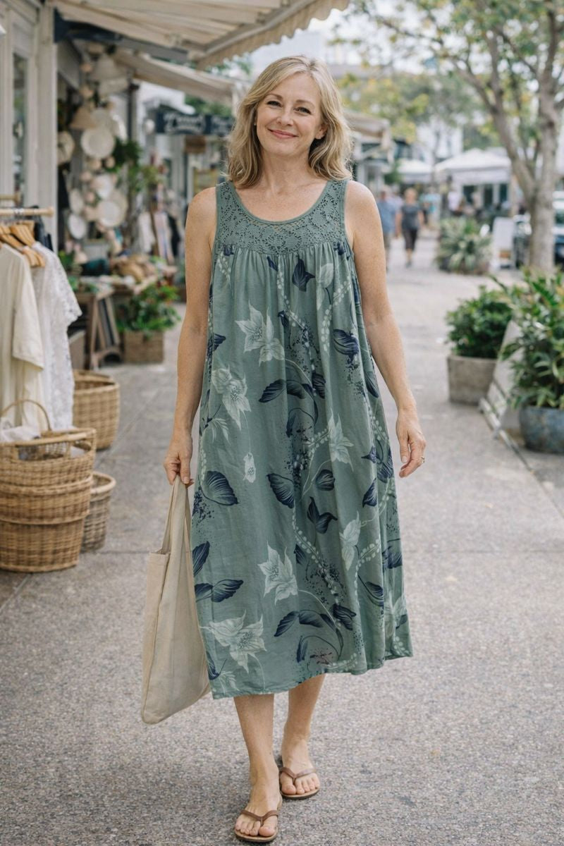 Elena | Lace Swing Dress
