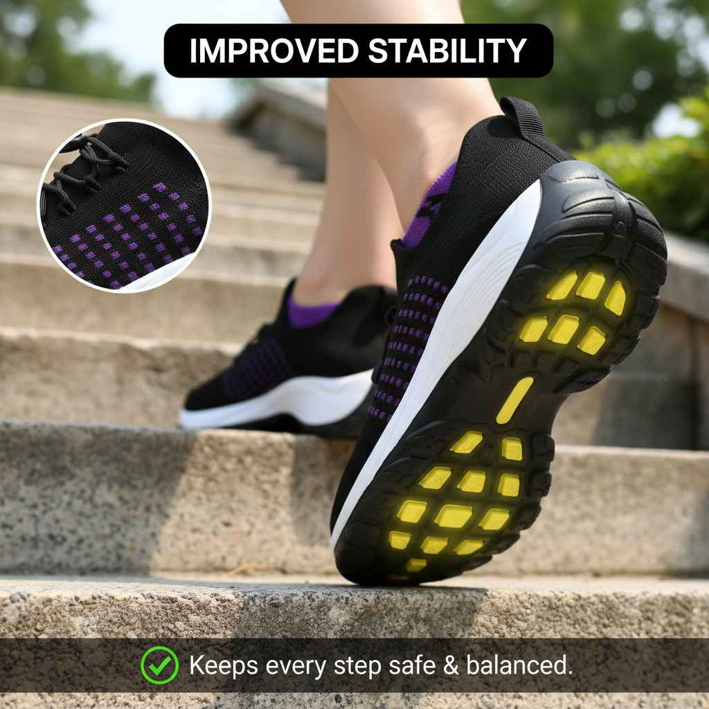  12-Hour Comfort Shoes for Heel & Plantar Fasciitis Relief