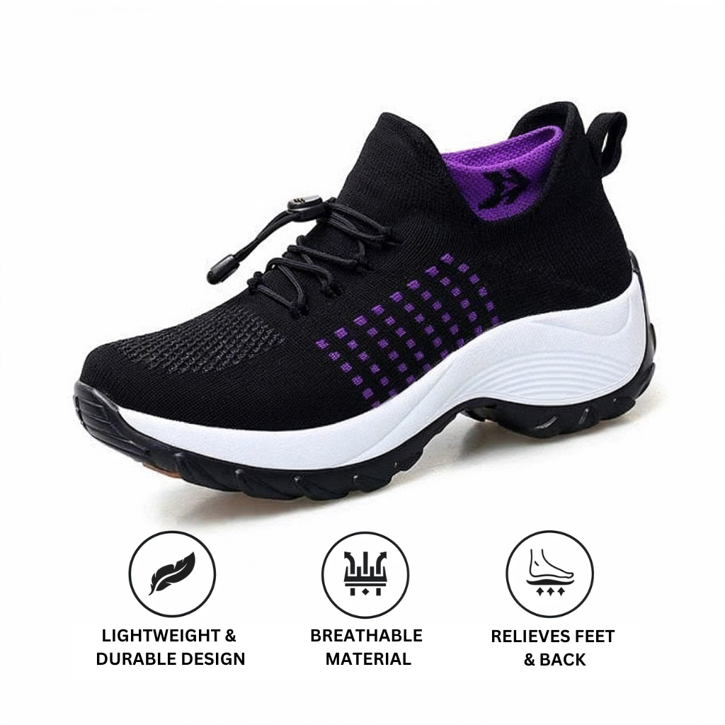  12-Hour Comfort Shoes for Heel & Plantar Fasciitis Relief