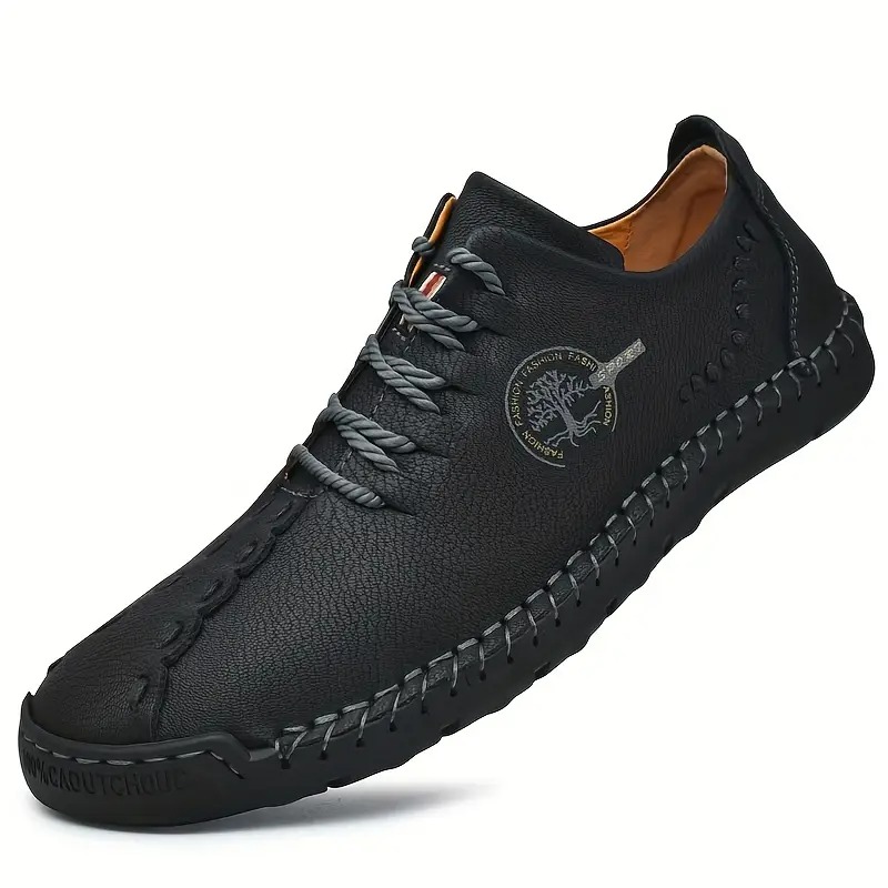 Men's genuine calfskin leather Slip-On Loafers