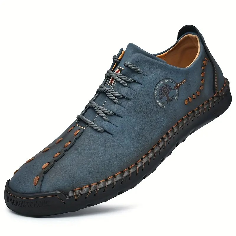 Men's genuine calfskin leather Slip-On Loafers