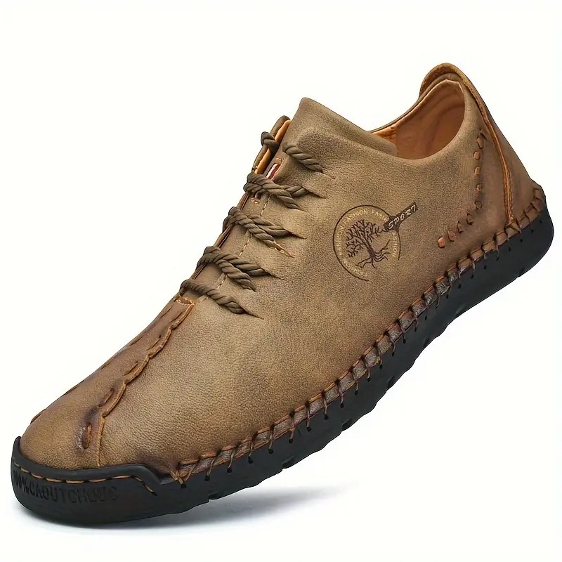 Men's genuine calfskin leather Slip-On Loafers