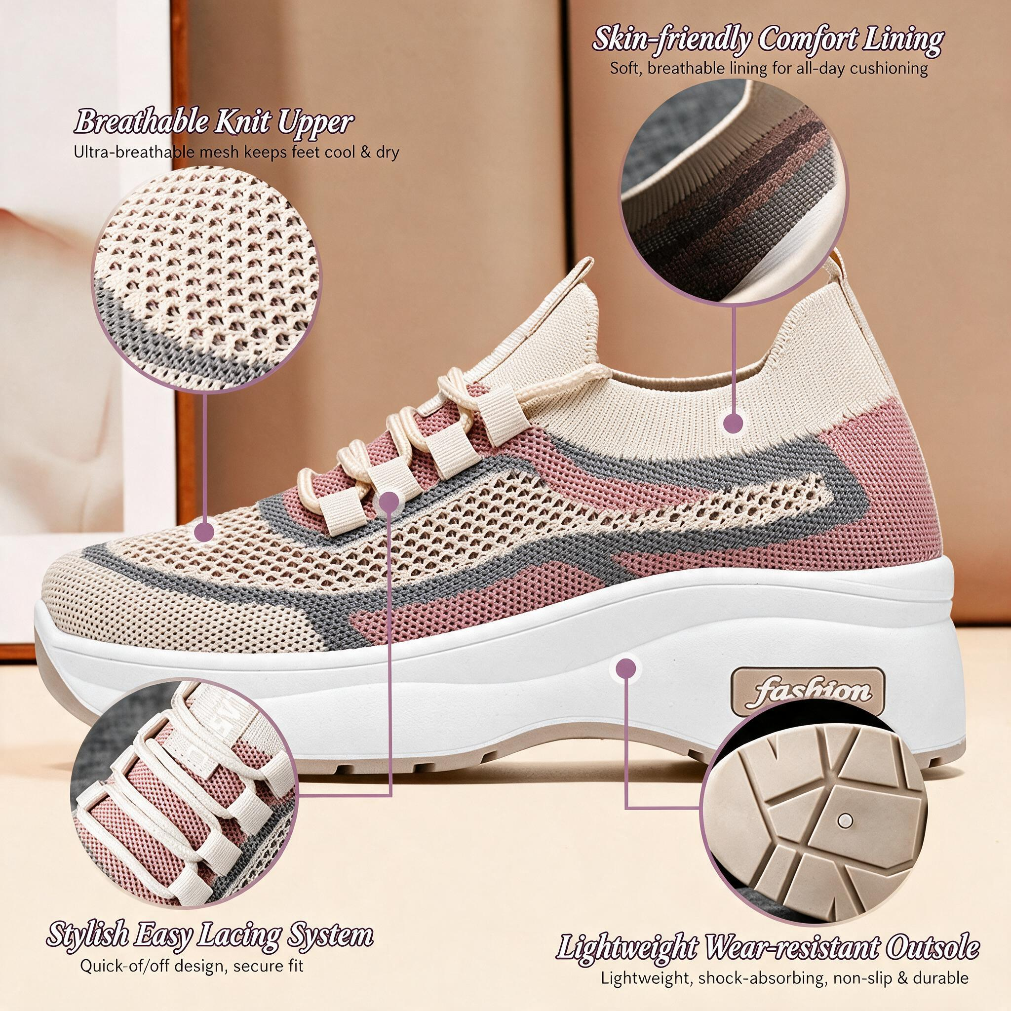2026 Lightweight and Comfortable Lace-up Casual Shoes