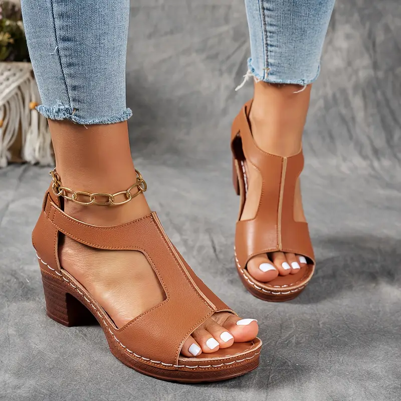 The Everything Sandal: Elegant Arch-Support Block Heels