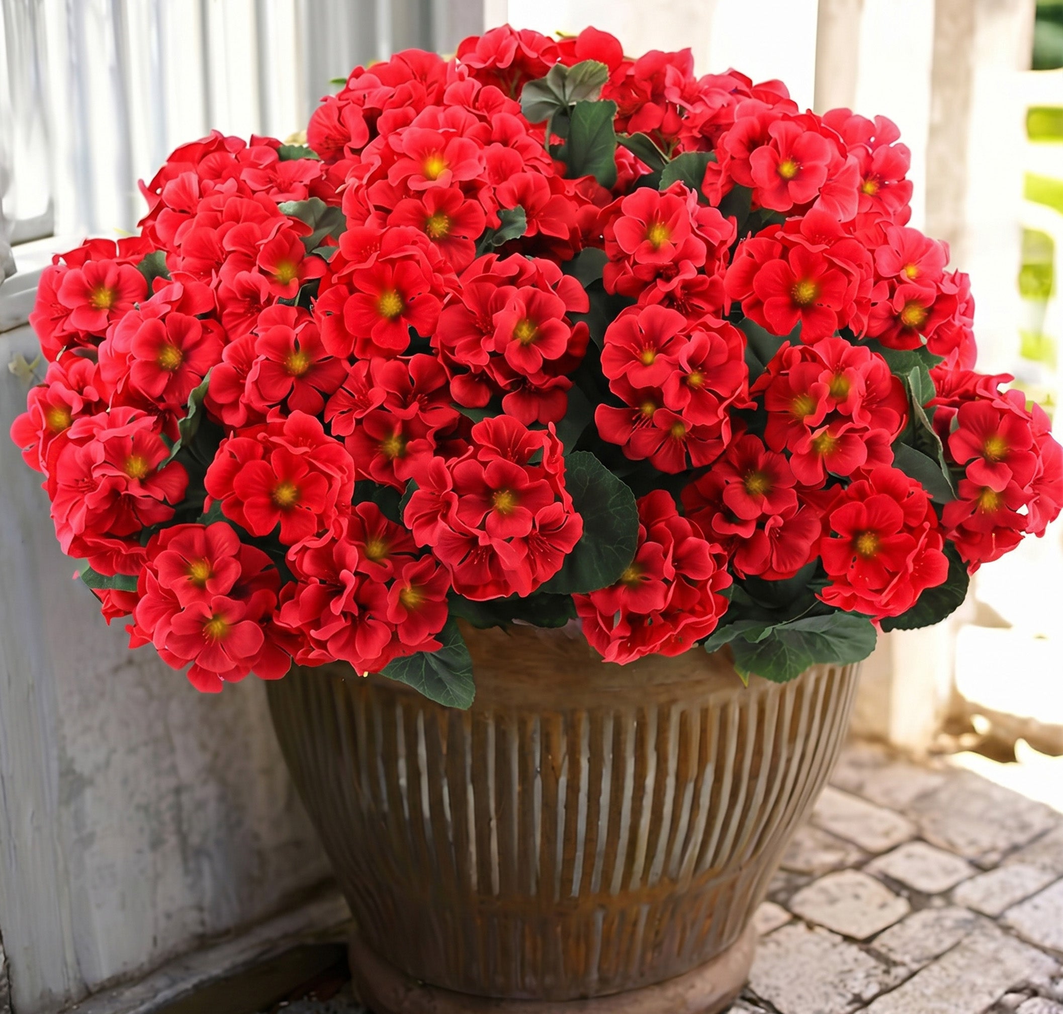 Outdoor Faux Impatiens Flowers