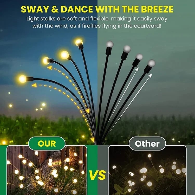 Solar Waterproof Firefly Light