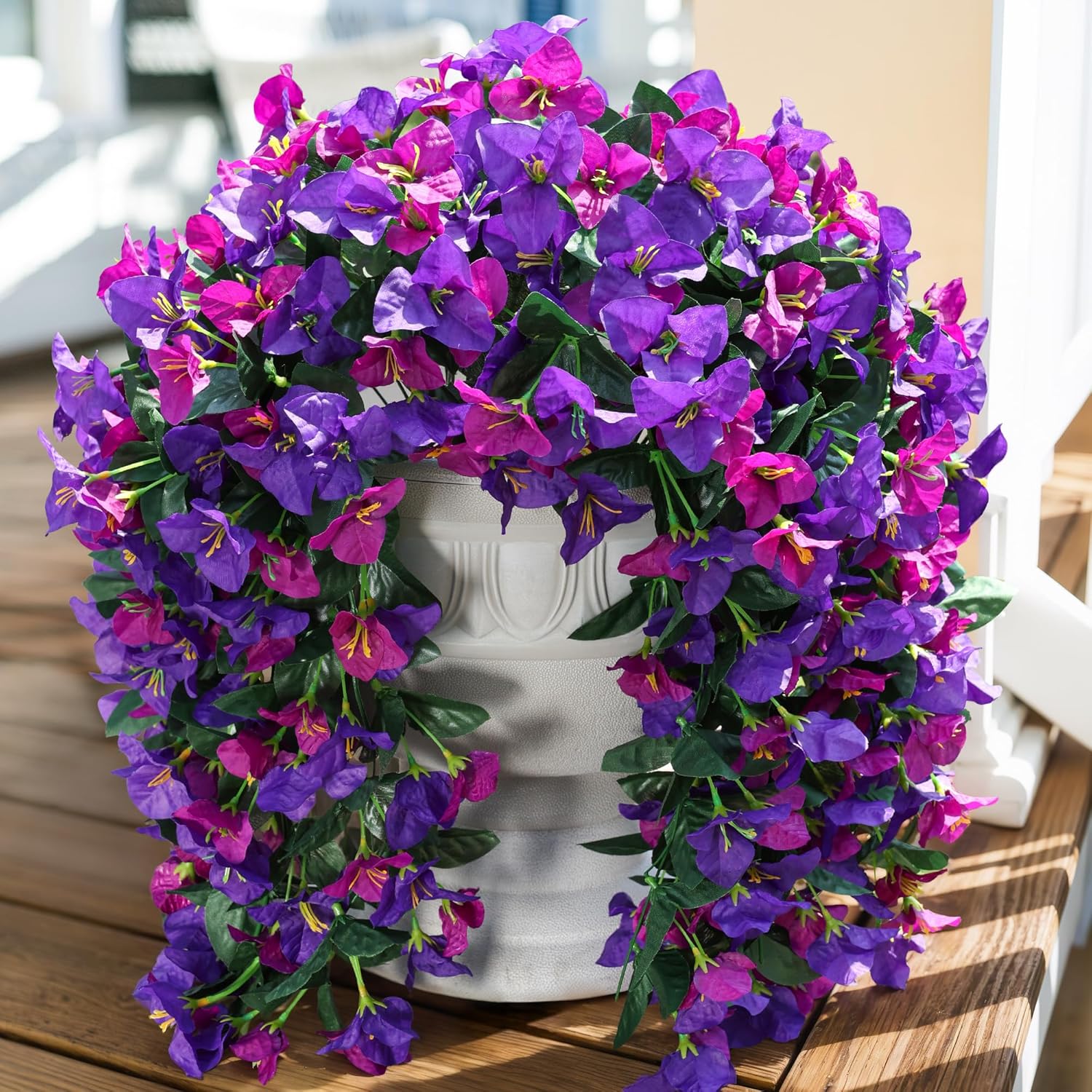 UV Resistant Fall Faux Bougainvillea Artificial Hanging Flowers🌺